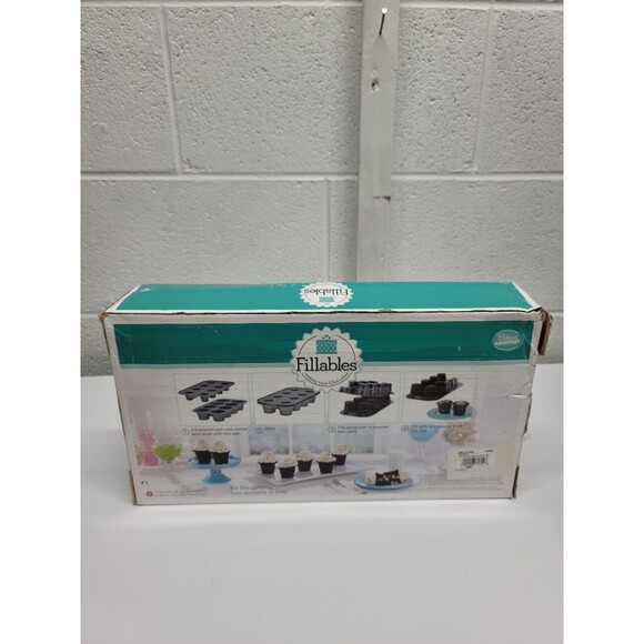 Fillables 8 Cup Nonstick 2 Piece Cake Cone Pan for Making Treat Filled Cakes NIB - Picture 4 of 6